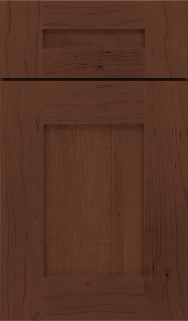 Artisan 5-piece Maple shaker cabinet door in Sepia