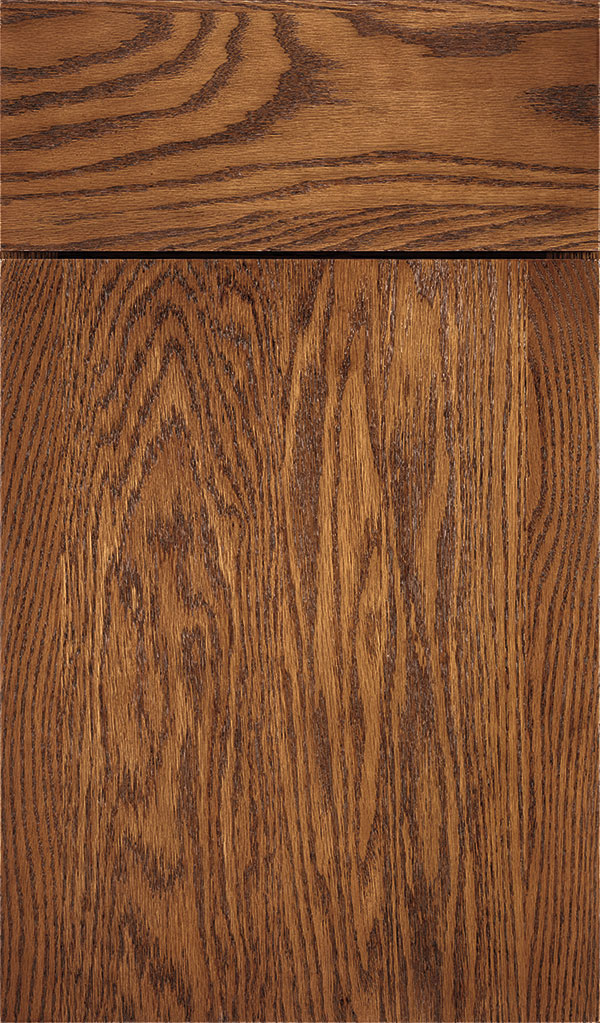 Marquis Oak Slab Cabinet Door in Suede